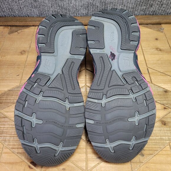 Brooks Ghost 15 Womens Shoes Size 8 Running Black Phlox Oriole Sneakers - Picture 8 of 12